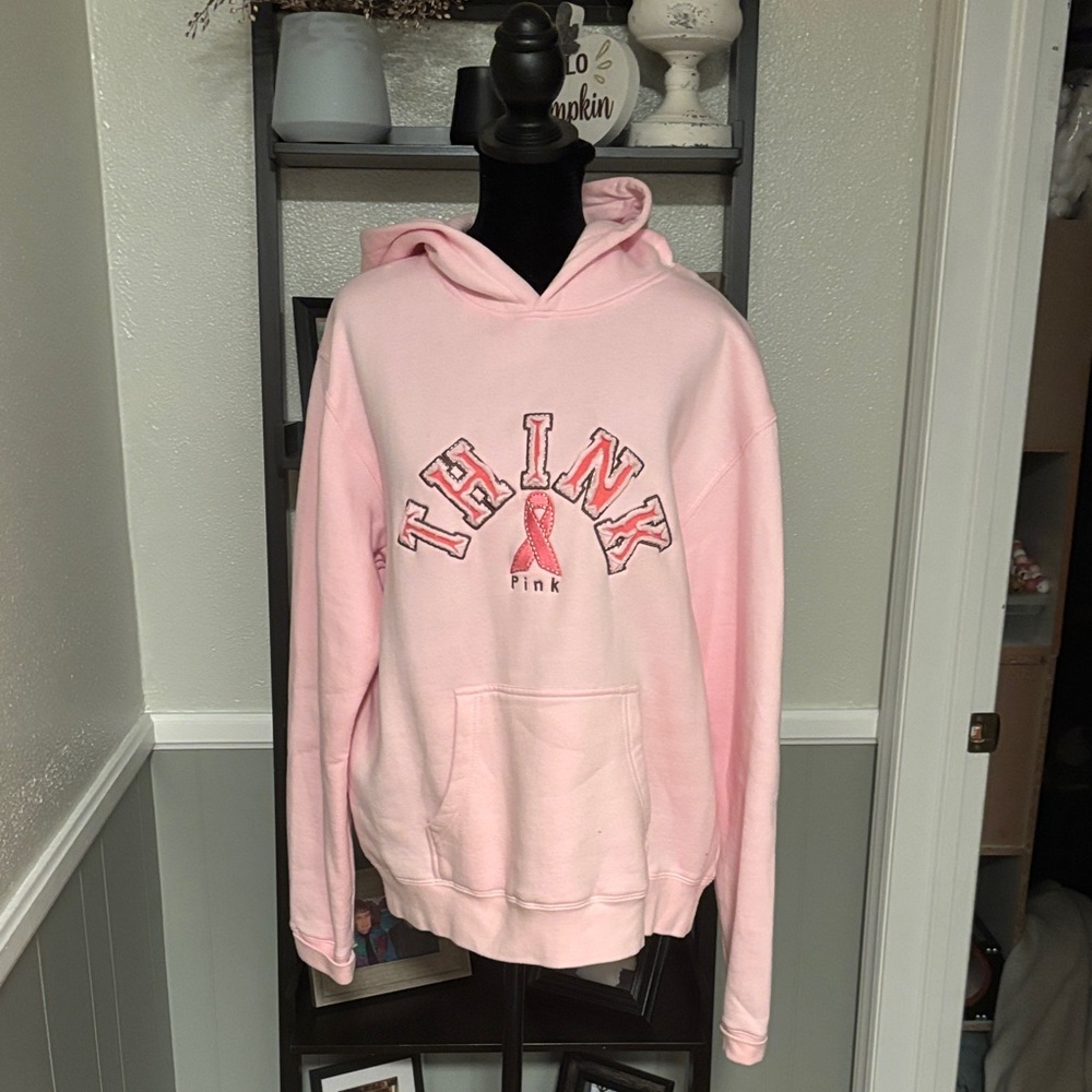 Pale Pink Breast Cancer Awareness Hoodie